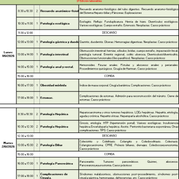 Codificación con CIE 10 de diagnósticos y procedimientos de gastroenterología, y patología Hepato-bilio-pancreática 2026 - 3ª edición: Lunes 1 y Martes 2 de Junio