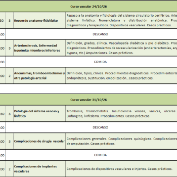 Codificación con CIE 10 de Patología y Procedimientos Vasculares 2026 - Edición Sábados, 24 y 31 de Octubre